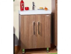 Раковина с тумбой в ванную комнату Бриклаер Ницца 60 ясень кассино